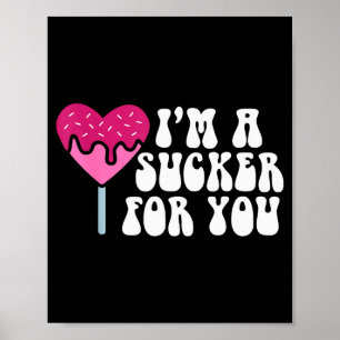 Ich bin ein Trottel für deine lustigen Valentinsta Poster
