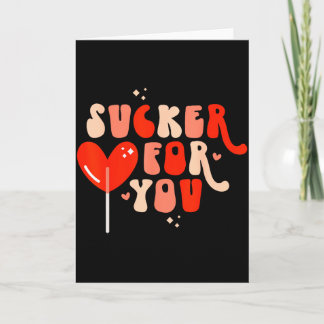 Ich bin ein Trottel für dich Candy Heart Love Happ Karte