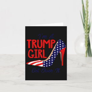 Ich bin ein Trump-Mädchen, das es überwinden kann, Karte