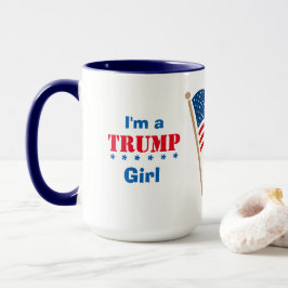 Ich bin ein Trump Mädchen USA  Tasse