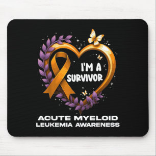Ich bin ein Überlebender Akute myeloische Leukämie Mousepad