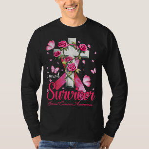 Ich bin ein überlebender Brustkrebs-Bewusstseinsst T-Shirt