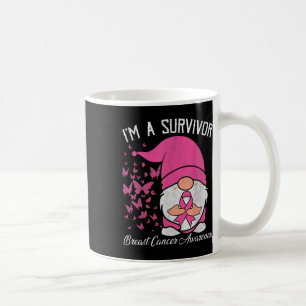 Ich bin ein Überlebender des rosa Ribbon Brustkreb Kaffeetasse