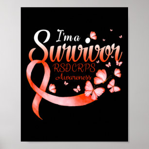 Ich bin ein Überlebender von Rsd Crps, der sich be Poster