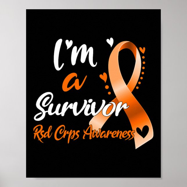 Ich bin ein Überlebender von Rsd Crps Poster (Vorne)