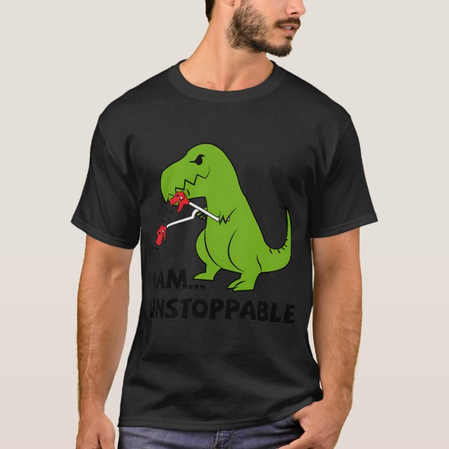 Ich bin ein unaufhaltsamer T-Rex T-Shirt (Vorderseite)