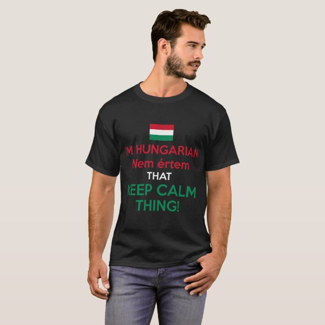 Ich bin ein Ungar ohne Gegenstimmen Ertem, das T-Shirt (Vorne ganz)