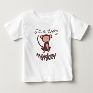 Ich bin ein unverschämtes Affe-T-Shirt Baby T-shirt