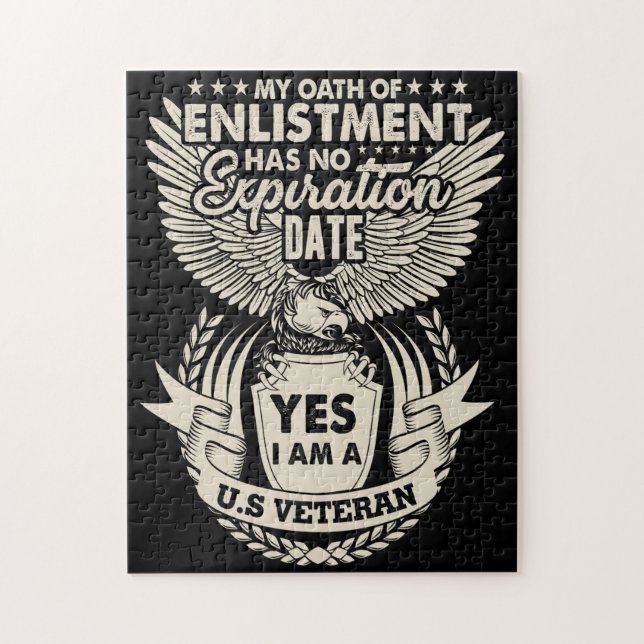 Ich bin ein US-Veteran Puzzle (Vertikal)