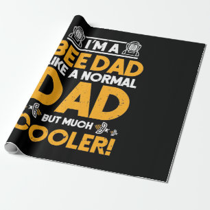 Ich bin ein Vater der Biene Geschenkpapier