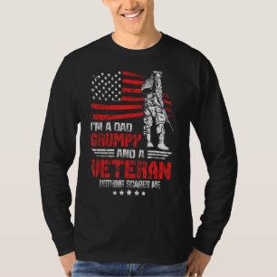 Ich bin ein Vater, der Grumpe ist, und eine altein T-Shirt