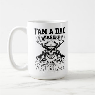 Ich bin ein Vater, Großvater und ein Vietnam-Veter Kaffeetasse