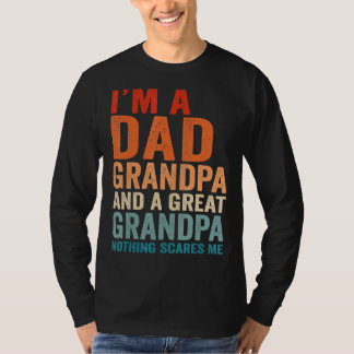 Ich bin ein Vater Opa Großartiges Nichts macht mic T-Shirt