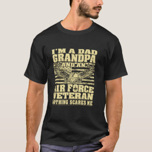 Ich bin ein Vater Opa und ein Luftwaffenveteran ni T-Shirt