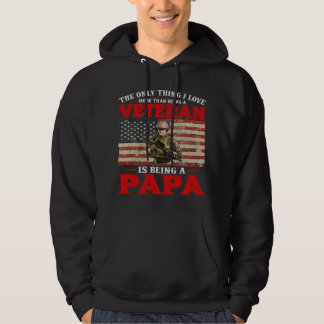 Ich bin ein Vater Opa und ein Veteran Nichts ersch Hoodie