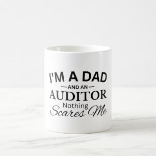 Ich bin ein Vater und ein Prüfer Nichts schreckt m Kaffeetasse