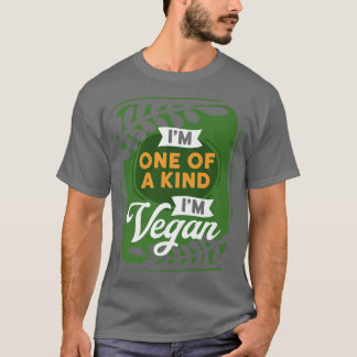 Ich bin ein Veganes Geschenk gesund vegetarisch T-Shirt