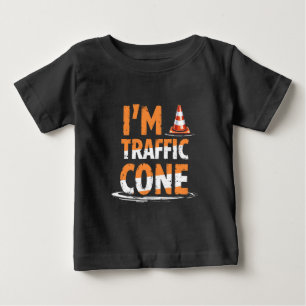 Ich bin ein Verkehrkegel Halloween Familie Matchin Baby T-shirt