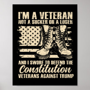 Ich bin ein Veteran, kein Dummkopf oder Verlierer, Poster