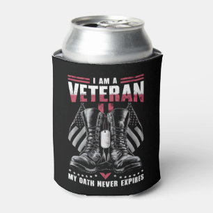 Ich bin ein Veteran. Mein Eid läuft nie ab. Vetera Dosenkühler