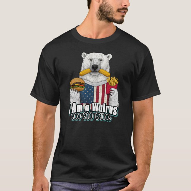 Ich bin ein Walross T-Shirt (Vorderseite)