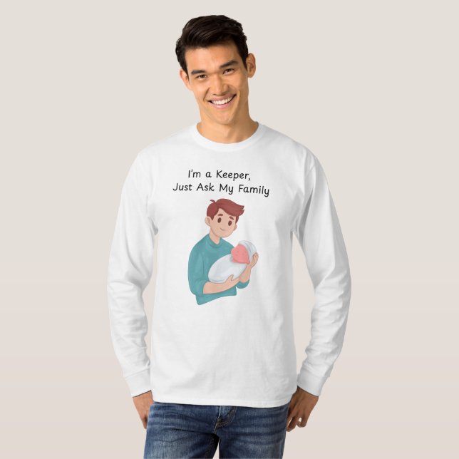 Ich bin ein Wärter T-Shirt (Vorne ganz)