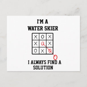 Ich bin ein Wasserskifahrer, ich finde immer eine Postkarte