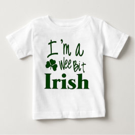 Ich bin ein Wee Bit Irish- St. Patricks Day Baby T-shirt