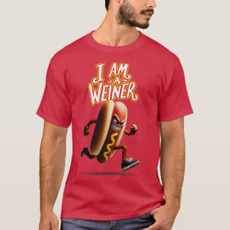 Ich bin ein Weiner-Gewinner und laufe Hotdow T-Shirt