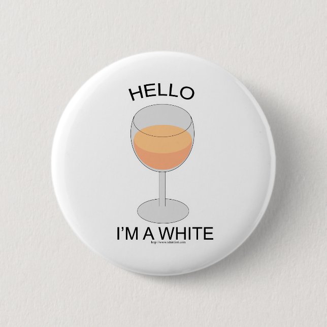 Ich bin ein Weißer Button (Vorderseite)