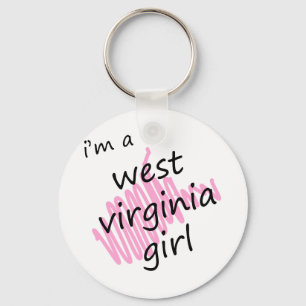 Ich bin ein West- Virginiamädchen Schlüsselanhänger