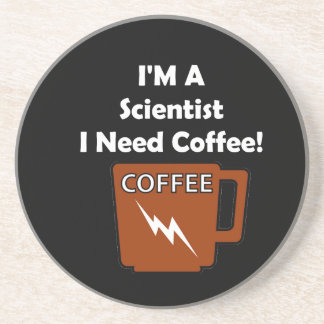 Ich bin ein Wissenschaftler, ich benötige Kaffee! Getränkeuntersetzer