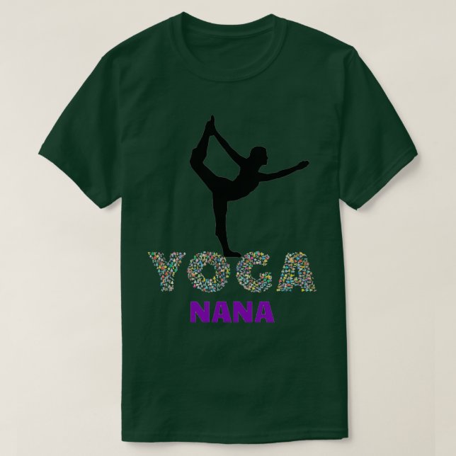 ICH BIN EIN YOGA NANA T-Shirt (Design vorne)