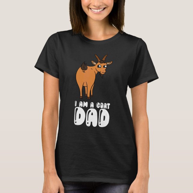 Ich bin ein Ziegenvater T-Shirt (Vorderseite)