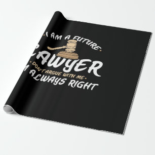Ich bin ein zukünftiger Anwalt Geschenkpapier