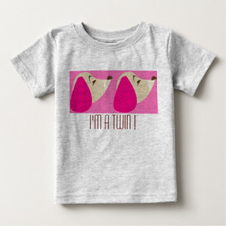 " Ich bin ein Zwilling !" Baby T-shirt