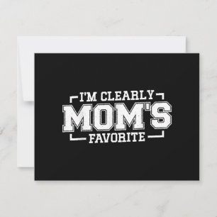 Ich bin eindeutig das Lieblings-, Lieblings- und K Dankeskarte