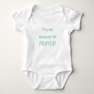 Ich bin eine Antwort auf PRAYER! Baby Strampler