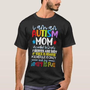Ich bin eine Autismus-Mama Autismus Bewusstsein Au T-Shirt