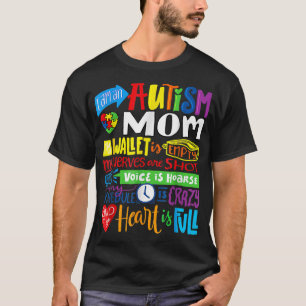 Ich bin eine Autismus Mama Wallet Empty Proud Auti T-Shirt