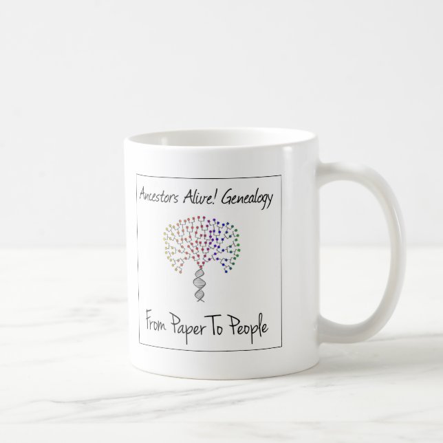 Ich bin eine "Beeren-" Gönner-Weiß-Tasse Kaffeetasse (Rechts)