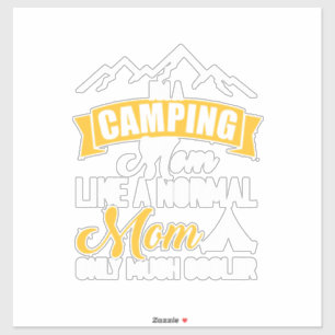 Ich bin eine Camping Mutter Aufkleber