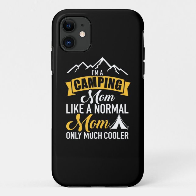 Ich bin eine Camping Mutter Case-Mate iPhone Hülle (Rückseite)