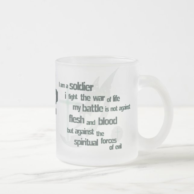 Ich bin eine christliche mattierte Tasse des (Rechts)