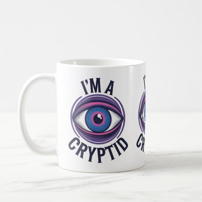 Ich bin eine Cryptid Coffee Drink Tasse (Links)