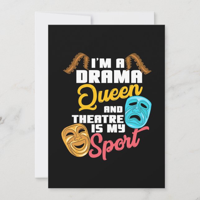 Ich bin eine Drama-Königin Save The Date (Vorderseite)