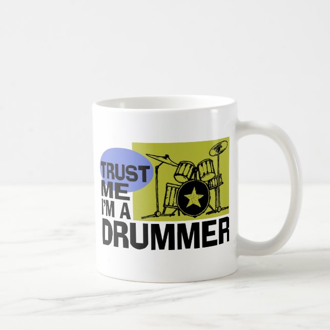 Ich bin eine Drummer-Tasse Tasse (Rechts)