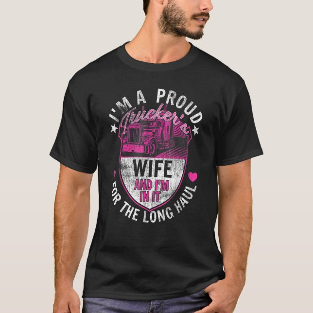 Ich bin eine Ehefrau 18 Roller Road Transpo T-Shirt (Vorderseite)