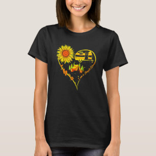 Ich bin eine einfache Frau Camping Hund Wein Flip T-Shirt