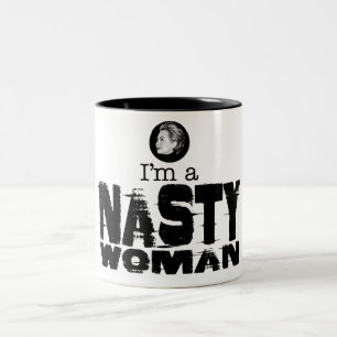Ich bin eine eklige Frauen-Kaffee-Tasse Zweifarbige Tasse
